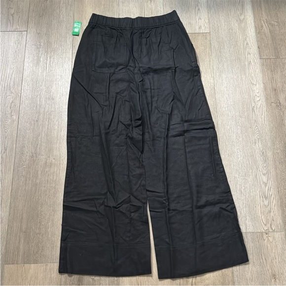 NWT! GAP Black Mid Rise Wide Leg Crop Pull-On Pants - Multiple Sizes - Picture 4 of 5